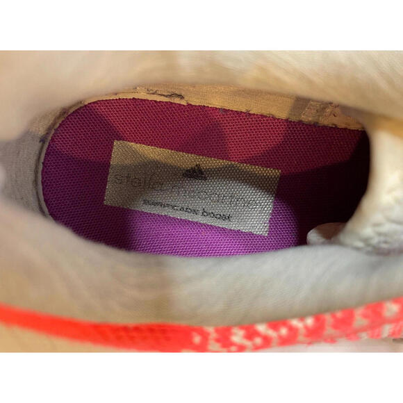 Adidas Womens SMC Barricade Boost 2016 Tennis Sneakers Coral Orange Size 11 - Picture 9 of 9